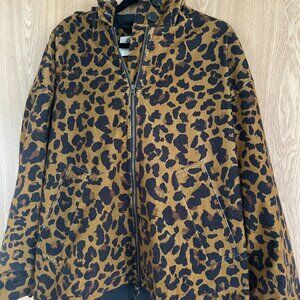 Glenda Bailey x Peruvian Connection Leopard Print Jacket